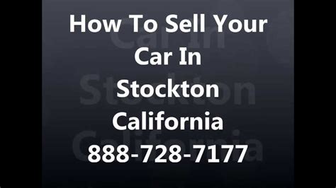 Cash For Cars Stockton Ca